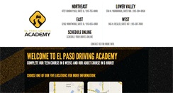 Desktop Screenshot of elpasodriving.com